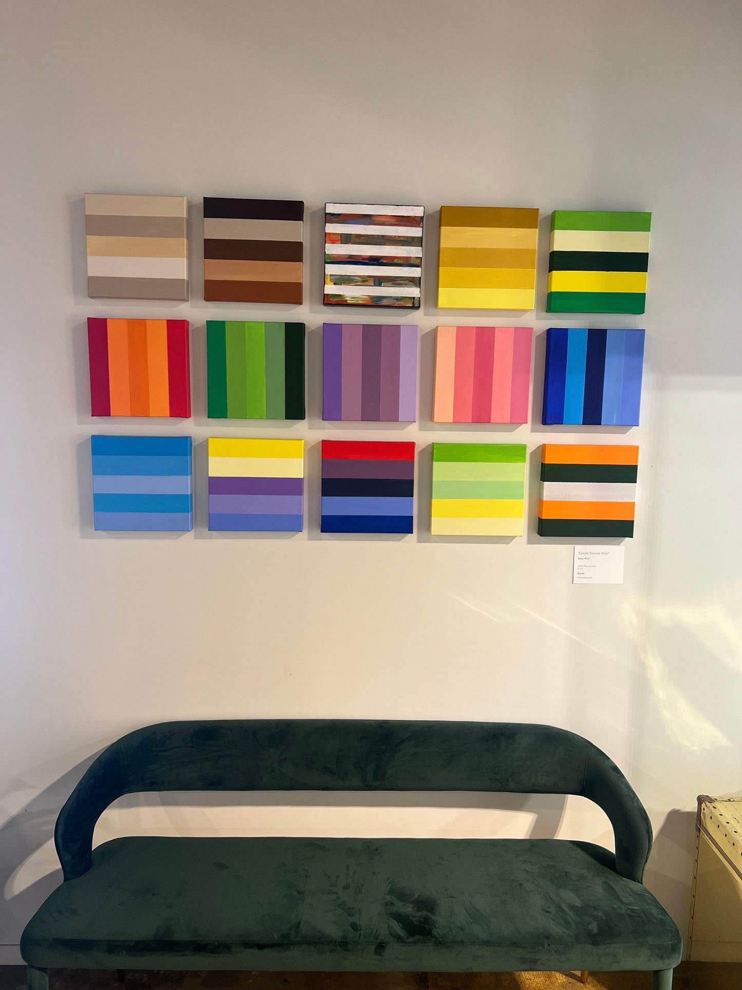 The Color Theory Mini Collection: Forest Green / Orange / Silver