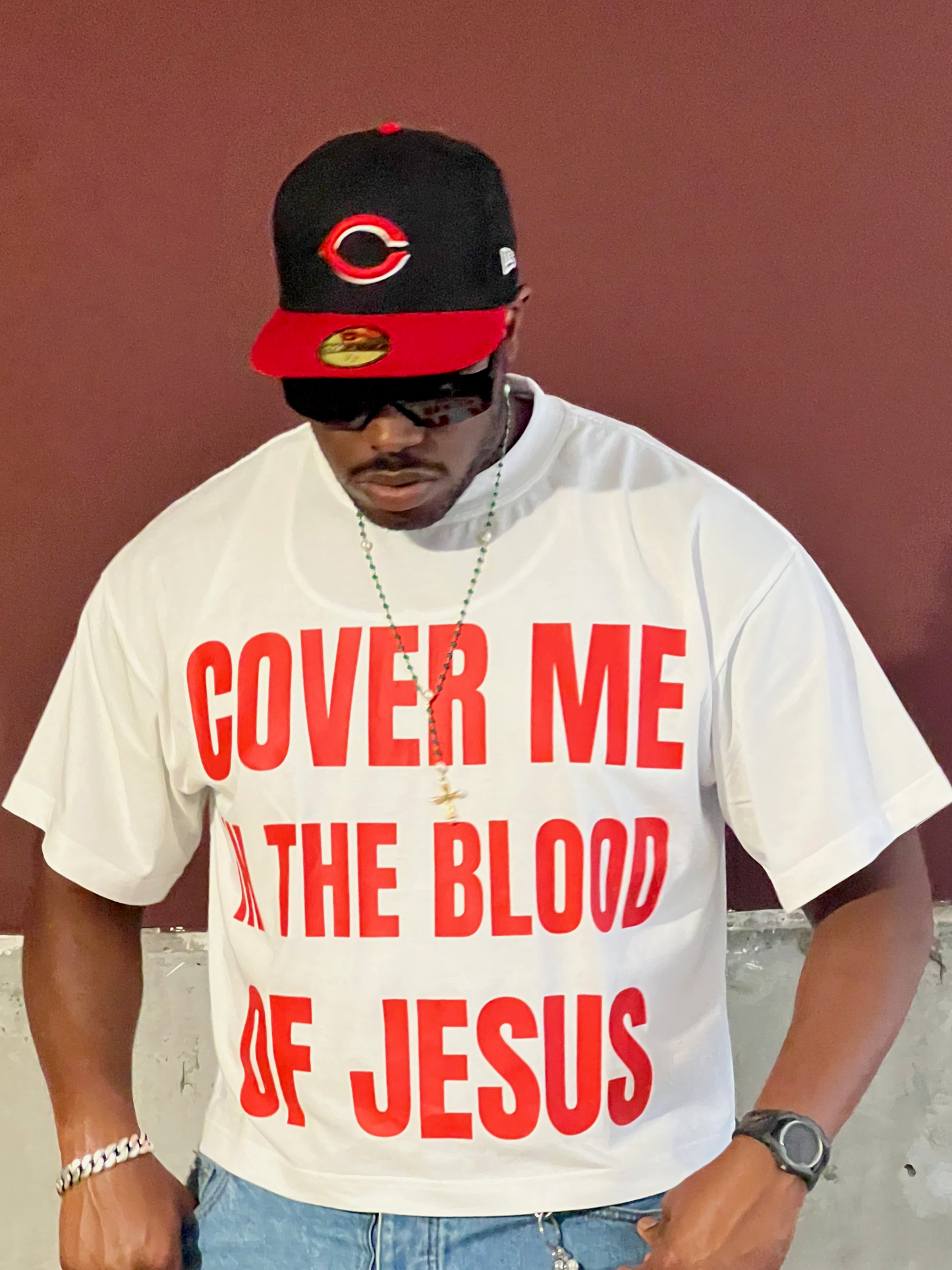 “COVER ME IN THE BLOOD OF JESUS”